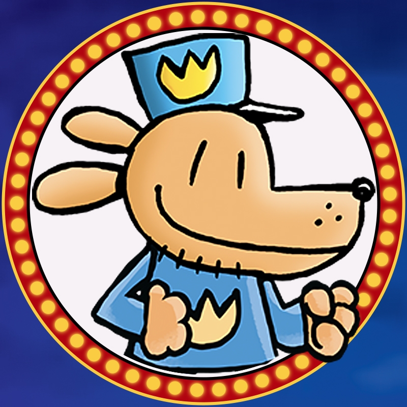 Dog Man in a circle