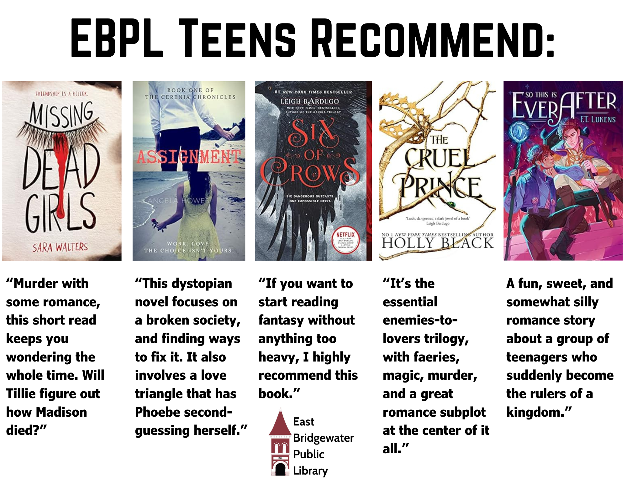 EBPL Teens recommend 2