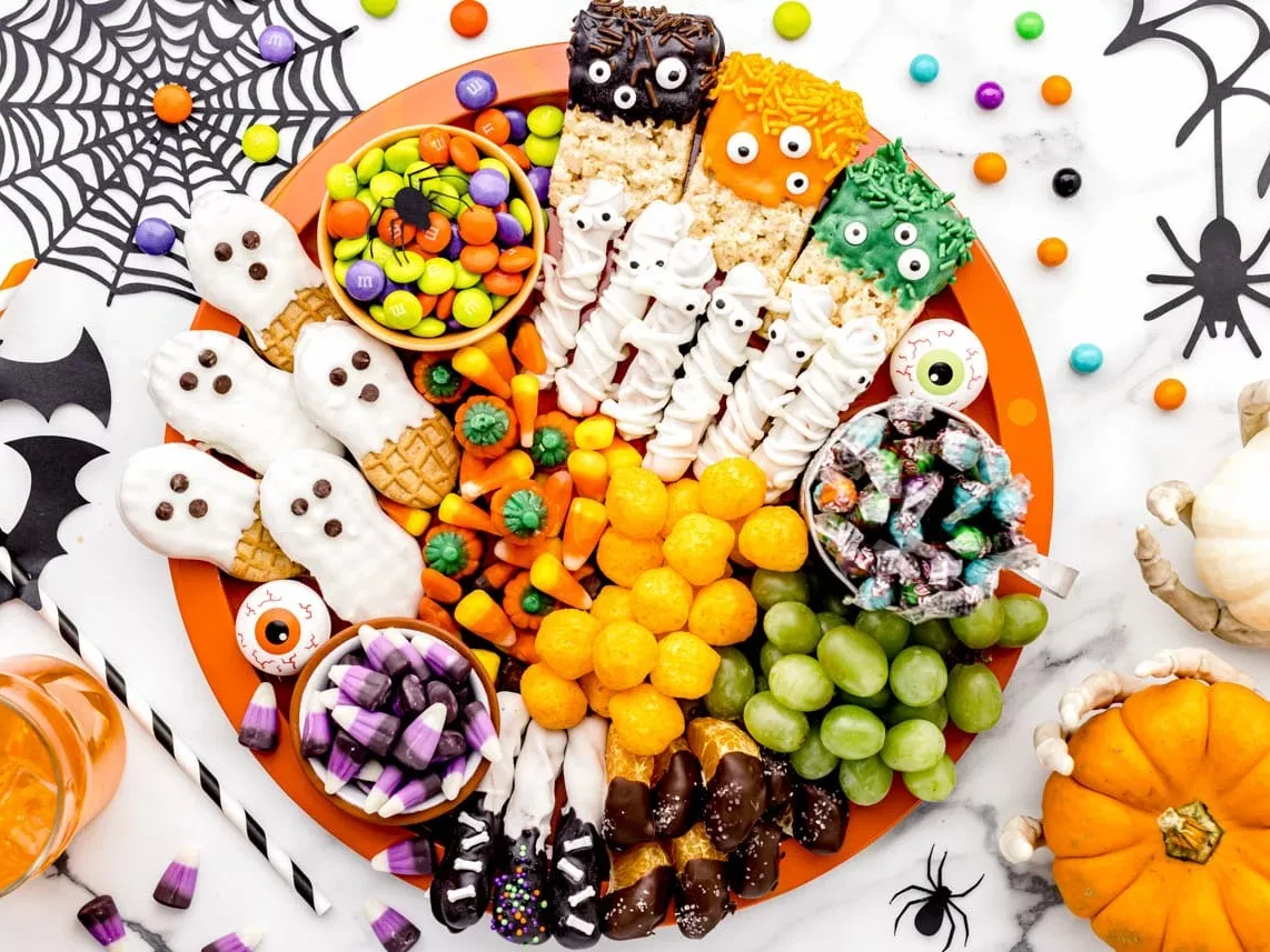 Halloween charcuterie board
