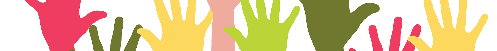 raised hands